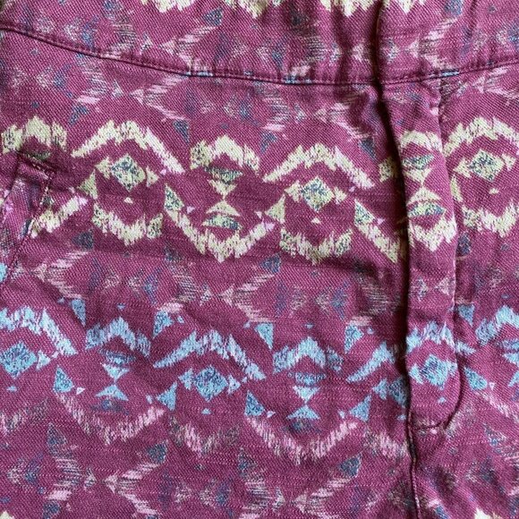 Free People‎ Wild Plum shorts pink/purple print size 0 - Picture 6 of 7
